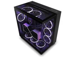 NZXT H9 Elite Fekete (Táp nélküli) ablakos ATX ház