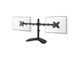 NEDIS Asztali Monitor Tartó 2 Képernyő(k) 15 - 32 &quot; 75x75 / 100x100 Dönthető Forgatható (MMDOSD110BK)