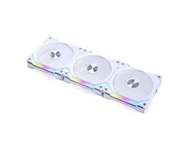 Ventilátor Lian Li UNI FAN SL120 V2 RGB PWM 12cm Fehér 3db-os (UF-SL120V2-3W)