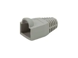 Logilink RJ45 feszültségmentesítő védőburkolat, 6,5 mm, szürke, 50 db (MP0063)