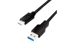 Logilink USB 3.2 Gen1 Type-C kábel, C/M-USB-A/M, fekete, 0,5 m (CU0167)