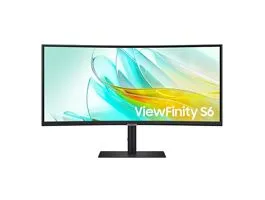 SAMSUNG Ívelt VA monitor 34&quot; S65UC, 3440x1440, 21:9, 350cd/m2, 5ms, HDMI/DisplayPort/3xUSB/USB-C/LAN, hangszóró