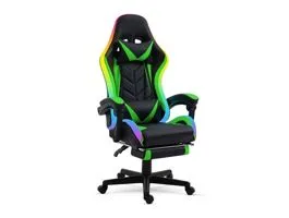 Delight BMD1115GR Gaming Chair Black/Green