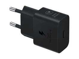 Samsung 25W PD Power Adapter with USB-C cable Black