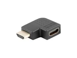 LANBERG HDMI(M)-HDMI(F) ADAPTER BALRA SZÖGBEN FEKETE (AD-0035-BK)