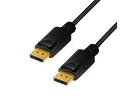 Logilink DisplayPort kábel, DP/M-DP/M, 8K/60 Hz, fekete, 1 m (CV0119)