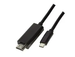 Logilink USB 3.2 Gen 1x1 USB-C  M és HDMI 2.0 kábel, 3m (UA0330)