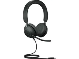 JABRA Fejhallgató - Evolve2 40 MS SE Teams Stereo Vezetékes USB-C, Mikrofon