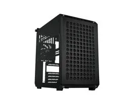 COOLER MASTER Ház Mid ATX QUBE 500 FLATPACK BLACK EDITION, 1db Ventilátorral, Tápegység nélkül, fekete