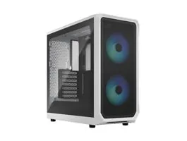 Fractal Design Focus 2 RGB Tempered Glass White TG Clear Tint