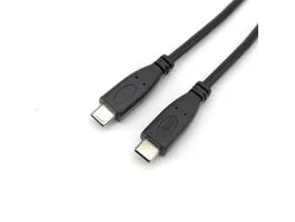 Equip Átalakító Kábel - 12888307 (USB-C2.0 to USB-C, apa/apa, fekete, 1m)