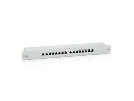 Equip Patch panel - 326316 (16 port, Cat6, árnyékolt, szürke)