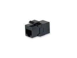 Equip RJ45 Keystone Toldó - 121179 (UTP, Cat6, árnyékolatlan, műanyag, fekete) 8db/csomag