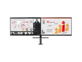 LG Monitor 27&quot; Ergonomic - 27QP88DP-BS Dual (IPS, 16:9, 2560x1440, 5ms, 350cd, HDMIx2, DP, USB-C, sRGB99%, HDR10)