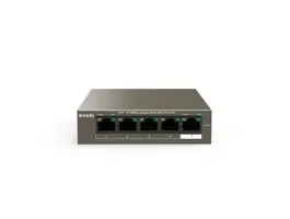 Tenda Switch PoE - TEF1105P-4-63W (5x100Mbps, 4 af/at PoE+ port, 58W)