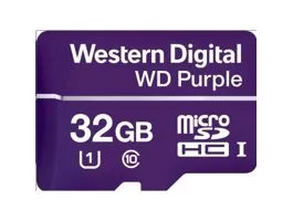 Western Digital MicroSD kártya - 32GB (microSDHC, SDA 6.0, 24/7 működtetés, Purple)