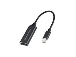 Conceptronic átalakító - ABBY03B (USB-C 3.2 to HDMI, 4K/30Hz, aluminium, fekete)