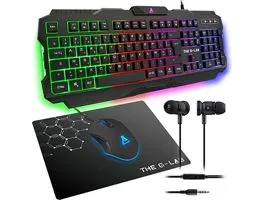 The G-Lab Gaming kit - 4 in 1 COMBO HELIUM HU (KEYZ 120 billentyűzet, KULT HELIUM egér+pad, INT 100 fülhallgató, magyar)