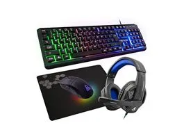 The G-Lab Gaming kit - 4 in 1 COMBO SELENIUM HU (KEYZ 160 billentyűzet, KULT 170 egér, egérpad, KORP 100 headset,magyar)