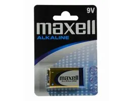 Maxell Elem - Alkáli elem,  (6LR61), 9V (no mercury)