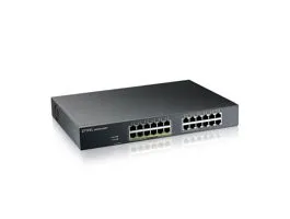 ZYXEL Switch 24x1000Mbps (12xPOE) Fémházas Menedzselhető, Rackes (24GbE port), GS1915-24EP-EU0101F