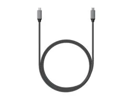 Satechi USB-C -USB-C kábel, 4.0  Braided 40 Gbps 80cm - Grey