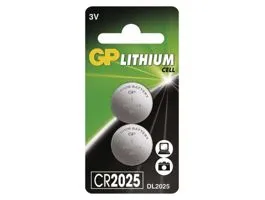 GP CR2025 lítium gombelem 2db/bliszter