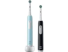 Oral-B PRO1 + Blue, Black X-Clean elektromos fogkefe + bónusz handle