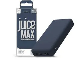 Univerzális hordozható, asztali akkumulátor töltő - Juice ECO MAX Power Bank - 2xUSB + Type-C - 20.000 mAh - kék