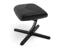 Gamer szék kiegészítő noblechairs lábtartó Footrest2, valódi bőr fekete (NBL-FR-RL-BLK)