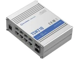 Teltonika TSW210 8x GbE LAN 2x SFP port nem menedzselhető switch