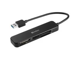 Sandberg Kártyaolvasó - USB 3.0 Pocket Card Reader (USB-A 3.0, SD/SDHC/SDXC/MS/MMC/T-Flash/MicroSD)