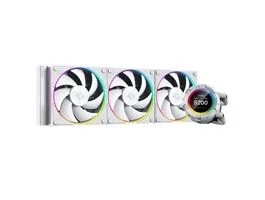 ID-Cooling CPU Water Cooler - Space SL360 WHITE (25dB, max. 132,52 m3/h, 3x12cm, A-RGB LED, fehér)