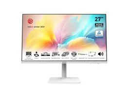 MSI Monitor Business Modern MD272QXPW 27&quot; QHD, 2560x1440, 100Hz, IPS 16:9, 1000:1, 400cd/m2, 4ms, HDMI, DP, USB-C, White