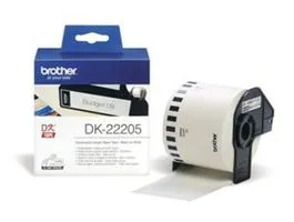 Brother DK-22205 62mmx30,48m fehér/fekete papírszalag