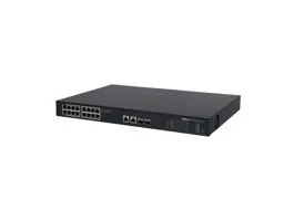 Dahua PoE switch - PFS3220-16GT-240 (16x 1Gbps at/af PoE + 2x 1Gbps + 2x SFP, 240W)