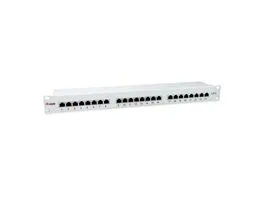 Equip Patch Panel - 326325 (24 port, Cat6, 1U, árnyékolt, szürke)