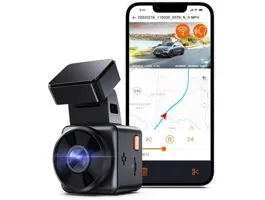 Vantrue Dash Cam - E1 Lite (WiFi+GPS autós kamera, 1080p, HDR, Hangutasítás, 512GB MicroSD támogatás)