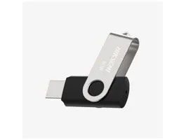 HIKSEMI Pendrive 16GB M200S &quot;Rotary&quot; U3 USB 3.0, Szürke-Fekete (HIKVISION)