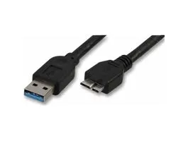 KAB Akasa USB 3.0 Type-A to micro-B kábel - 1m - AK-CBUB04-10BK