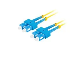 NET Lanberg Optikai patch SM SC/UPC-SC/UPC duplex 2m LSZH G657A1 3.0mm sárga