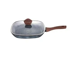 Berlingerhaus GRILL SERPENYŐ FEDŐVEL 28 CM (BH/1599N)