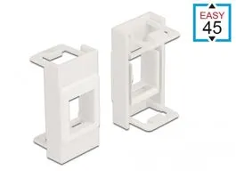 Delock Easy 45 Modul Keystone tartó 22,5 x 45 mm, fehér (81353)