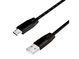 Logilink USB 2.0 kábel, USB-A/M - Micro-USB/M, metrikus lenyomat, 1 m (CU0158)