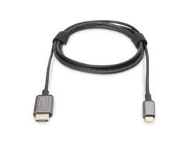 DIGITUS DA-70821 USB C - HDMI A 1,8m szürke video átalakító kábel