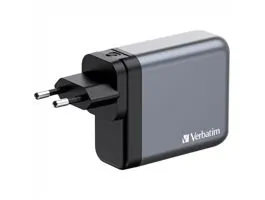 Verbatim 32203 GNC-140 GaN Charger 140W USB Type-A + 3xType-C hálózati töltő adapter