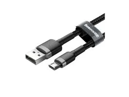 Baseus CAMKLF-BG1 microUSB 1m szürke-fekete kábel