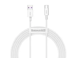 Baseus CATYS-A02 Superior 2m 66W USB A/USB C fehér adat- és töltőkábel