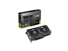 Asus Videokártya - nVidia DUAL-RTX4070S-O12G-EVO (12288MB, GDDR6X, 2550/21000 Mhz, 192bit, 1xHDMI, 3xDP)