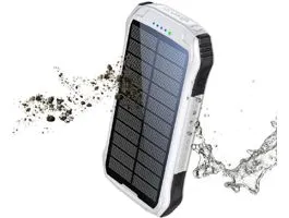 Boompods Neutron Solar fehér 10 000 mAh napelemes powerbank